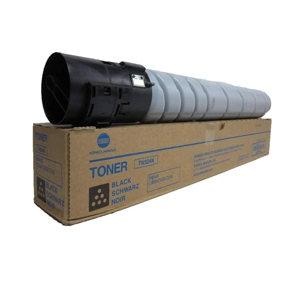 Toner Konica Minolta TN324 Noir Original – Haute Capacité et Impression Professionnelle