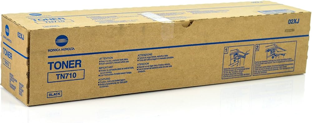 Toner Konica Minolta TN710 Noir Original – Haute Capacité et Impression Professionnelle