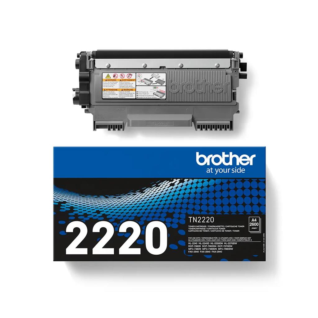 Toner Brother TN-2220 pour HL2240 – Noir Haute Qualité et Impression Laser Fiable
