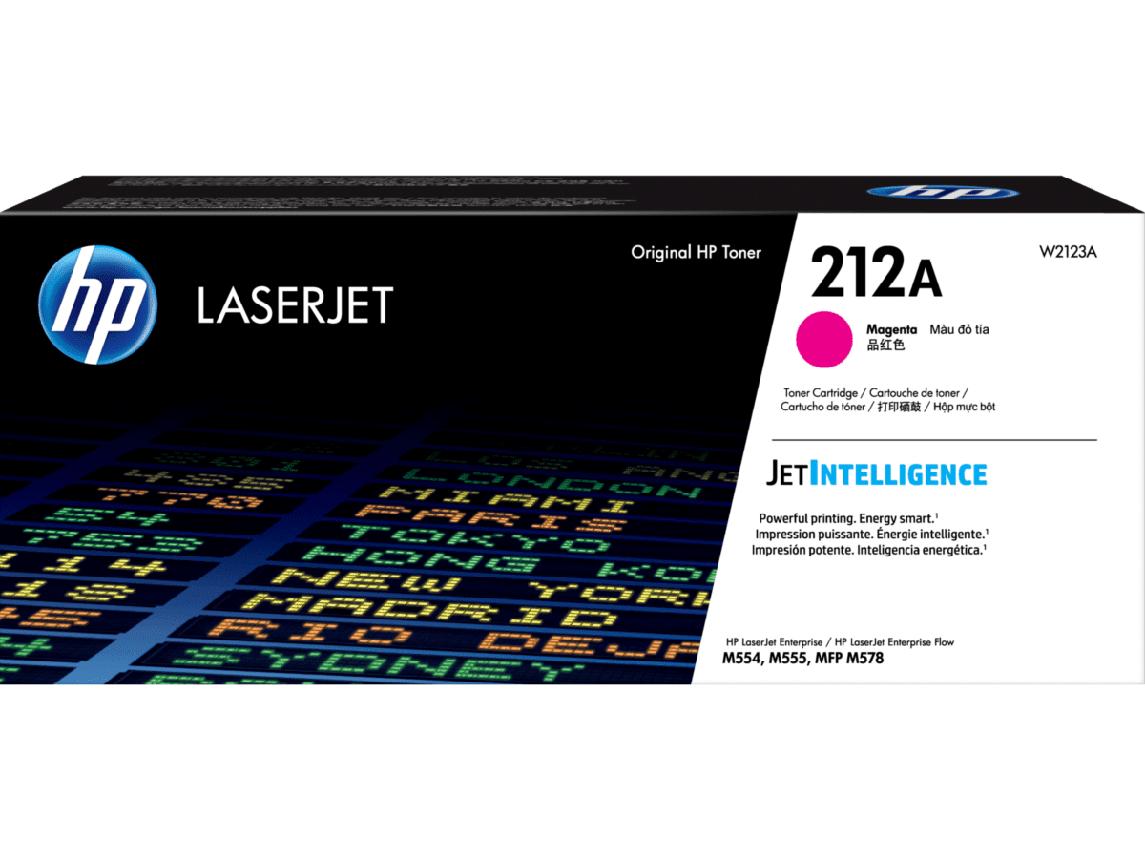Toner HP 212A Magenta W2123A Original – Couleur Vive et Impression Laser Haute Qualité