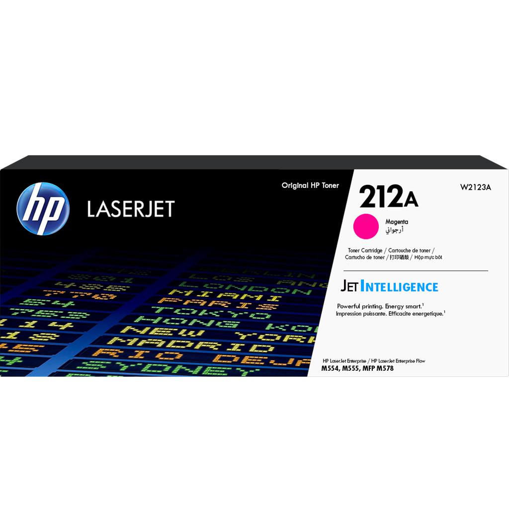 Toner HP 212A Magenta Original (W2123A) – Couleurs Vives et Impression Haute Qualité