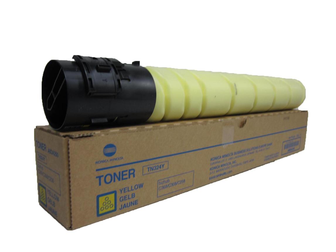 Toner Konica Minolta TN-324 Jaune (Yellow) Original – Haute Qualité pour Bizhub