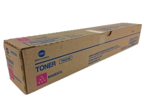 Toner Konica Minolta TN221 Magenta Original – Couleur Vive et Impression Haute Qualité