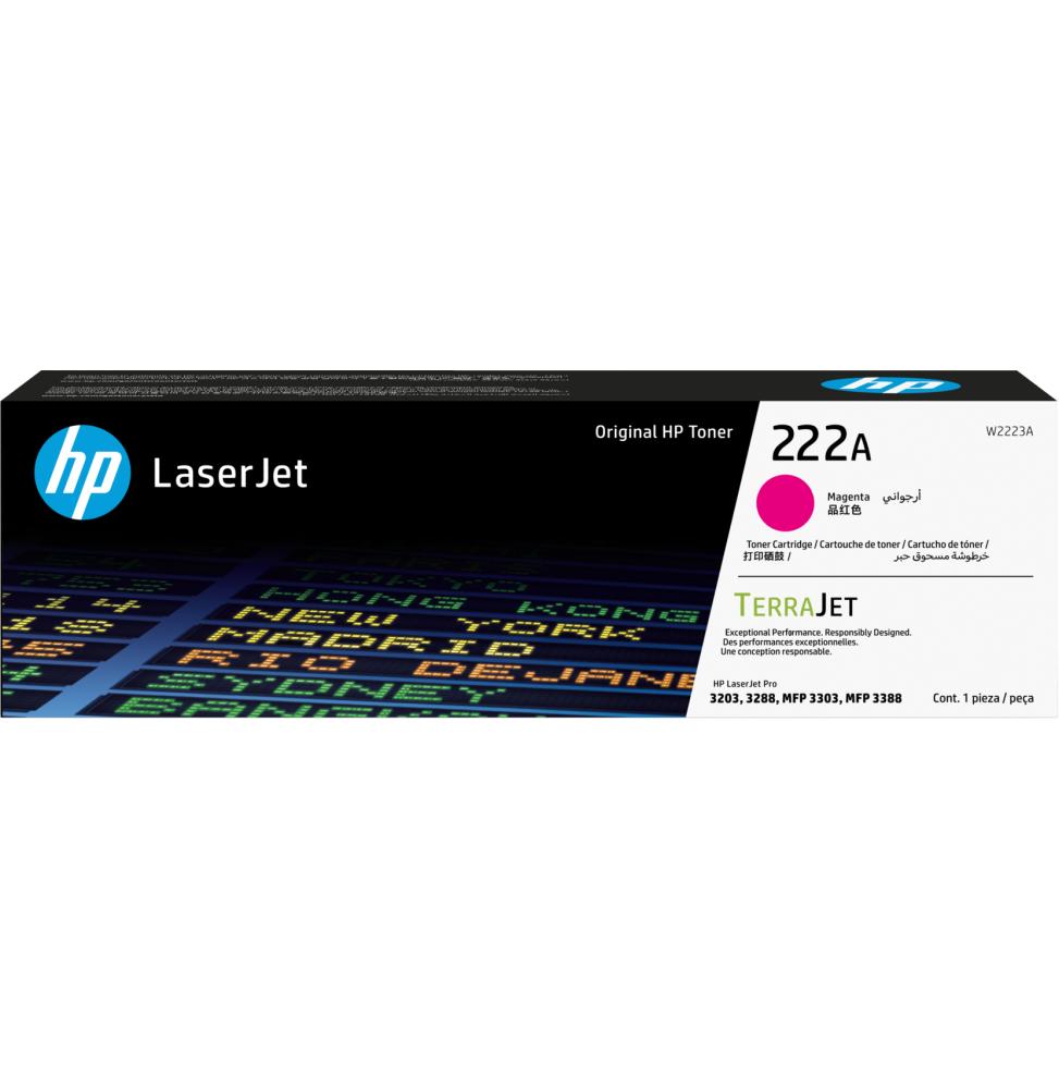 Toner HP 222A Magenta W2223A Original – Couleur Vive et Impression Laser Haute Qualité