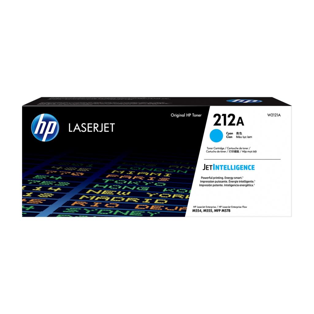 Toner HP 212A Cyan Original (W2121A) – Couleurs Précises et Impression Haute Qualité