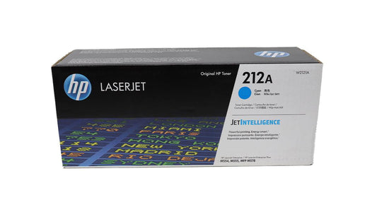 Toner HP 212A Cyan W2121A Original – Couleur Précise et Impression Laser Haute Qualité