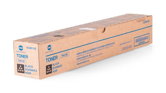 Toner Konica Minolta TN512 Noir Original – Haute Capacité et Impression Professionnelle
