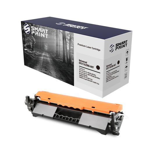 Toner Smart Print Compatible CF217A / CRG-047 – Jusqu’à 1 600 Pages | HP LaserJet Pro M102 / M130 & Canon i-SENSYS