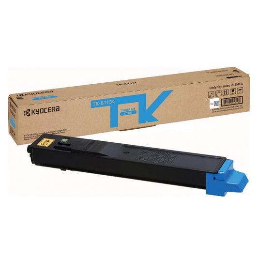 Toner Kyocera TK-8115 Cyan Original – Cartouche Haute Performance pour TASKalfa