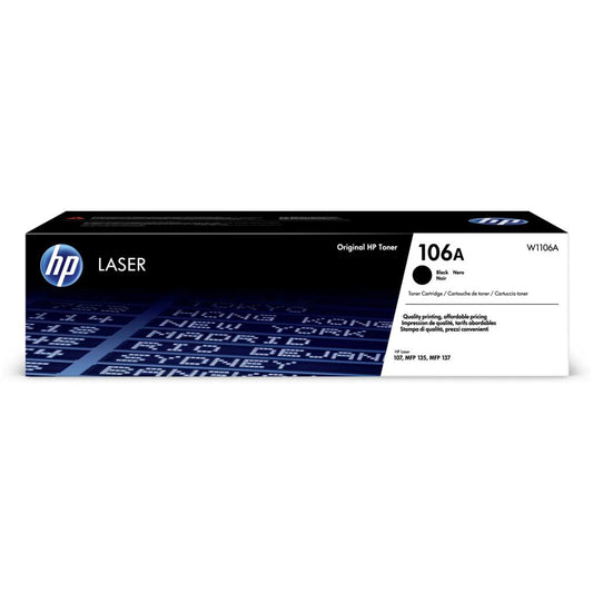 Toner HP 106A W1106A Noir Original – Impression Laser Haute Qualité et Performance Fiable