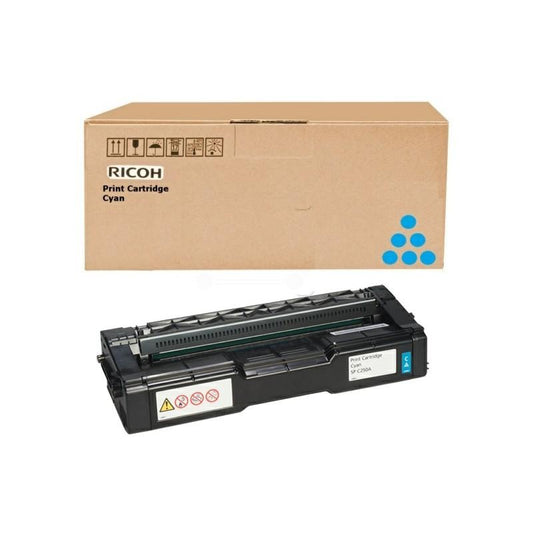Toner Ricoh SP C250 Cyan Original – Cartouche 1 600 Pages Haute Performance