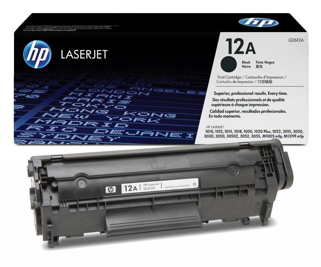 Toner HP 12A (Q2612A) Original – Cartouche Noire Haute Performance