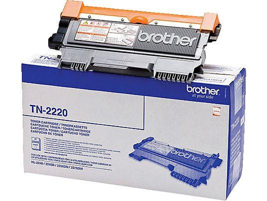 Toner Brother TN-2220 pour HL-2240 / HL-2250DN / DCP / MFC – Impression Laser Haute Qualité