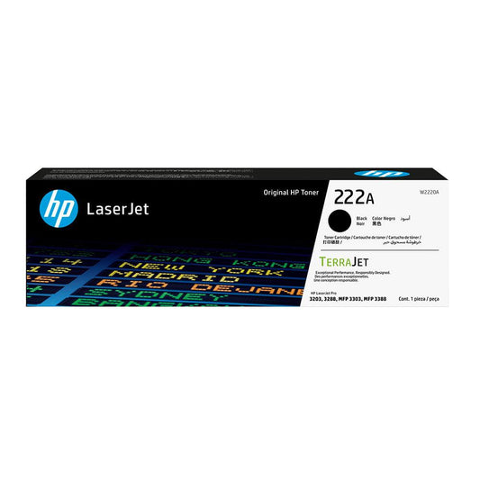 Toner HP 222A Noir Original (W2220A) – Impression Laser Haute Qualité