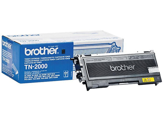 Toner Brother TN-2000 pour HL-2030 / HL-2040 / DCP / MFC – Impression Laser Haute Qualité