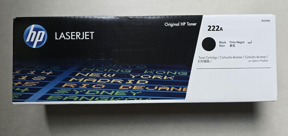 Toner HP 222A Noir Original (W2220A) – Impression Laser Haute Qualité