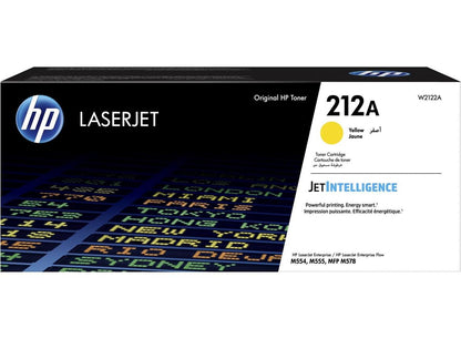 Toner HP 212A Jaune Original (W2122A) – Couleurs Éclatantes et Impression Haute Qualité