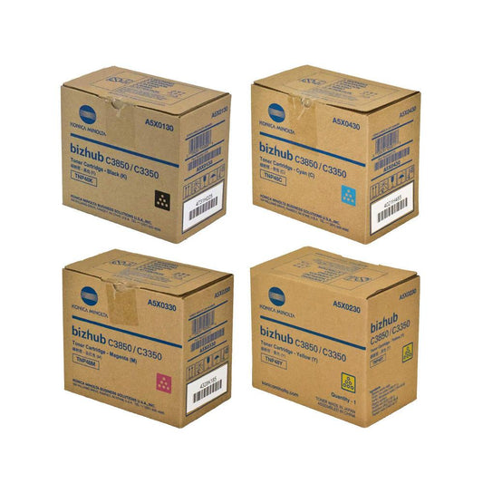 Toner Konica Minolta Bizhub C3850 – Noir et Couleurs Haute Qualité