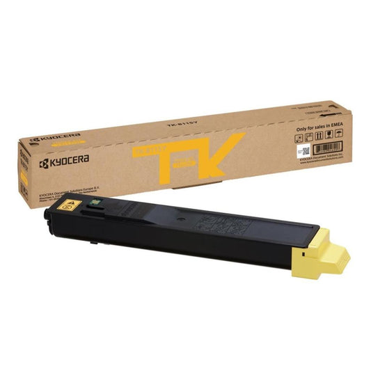 Toner Kyocera TK-8115 Jaune (Yellow) Original – Cartouche Haute Performance pour TASKalfa