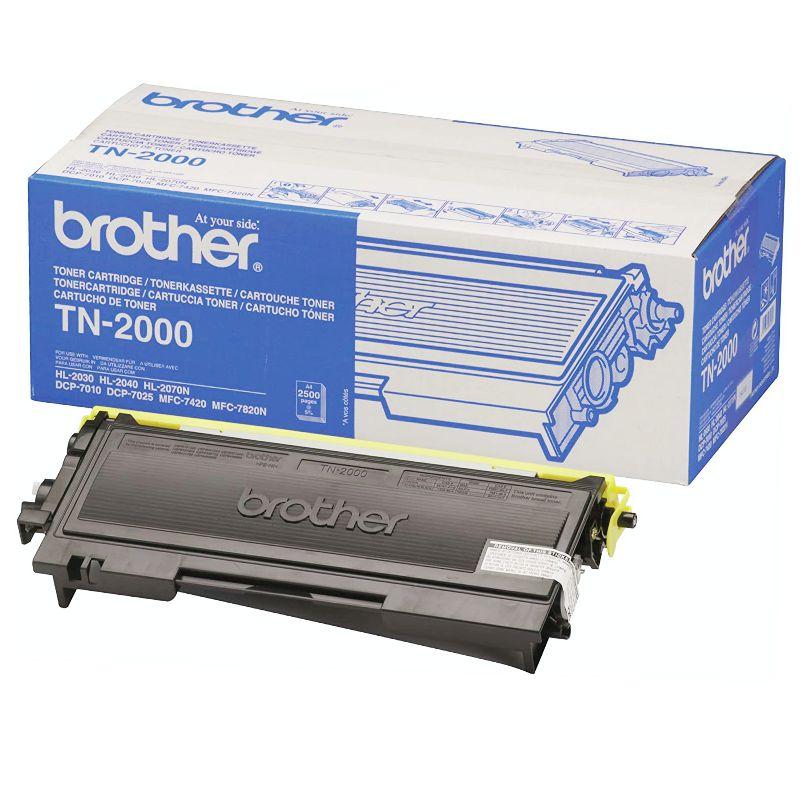 Toner Brother TN-2000 pour HL2030 – Noir Haute Qualité et Impression Laser Fiable