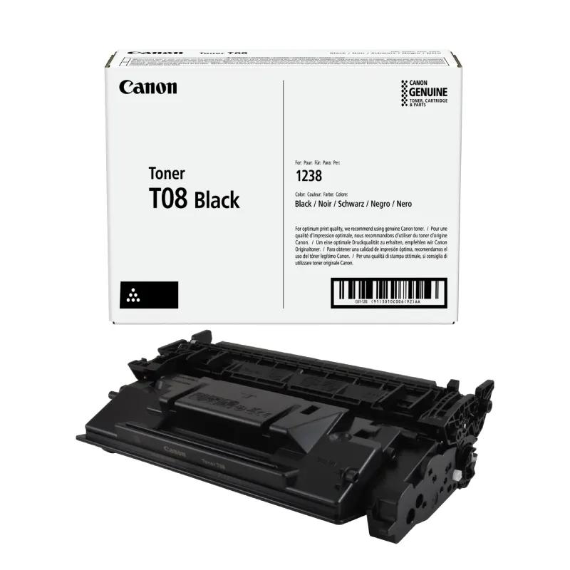 Toner Canon T08 Original – Cartouche Noir Haute Performance pour imageRUNNER 1238i
