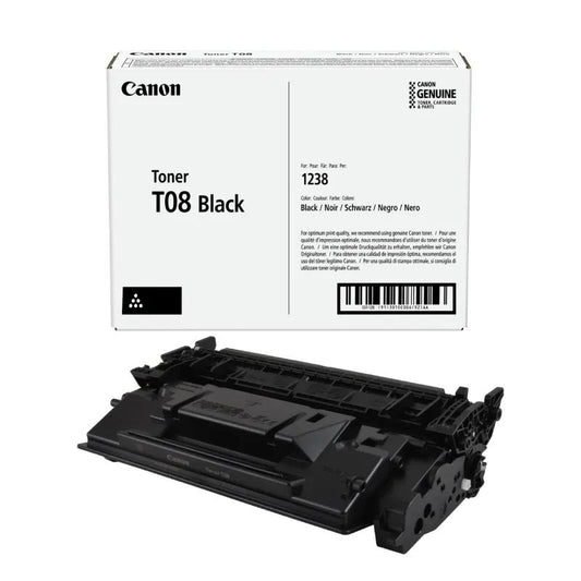 Toner Canon T08 Original – Cartouche Noir Haute Performance pour imageRUNNER 1238i